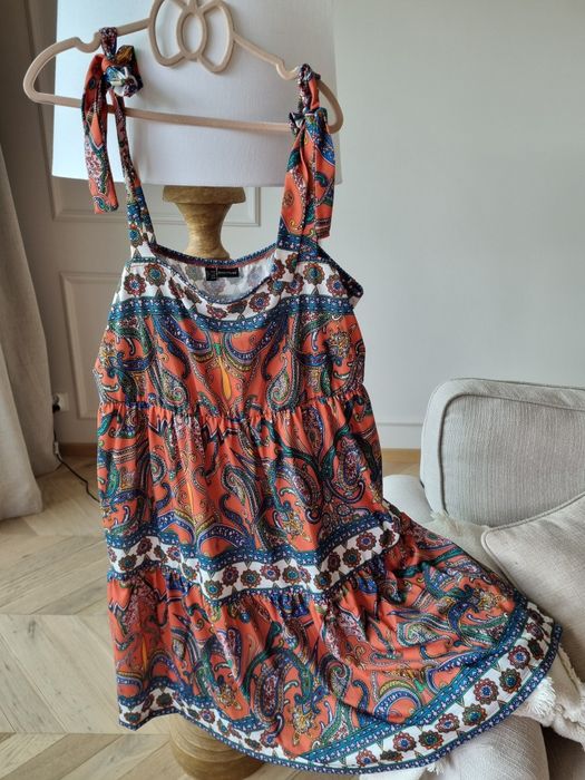 Sukienka Bonprix 48-50 boho plus size