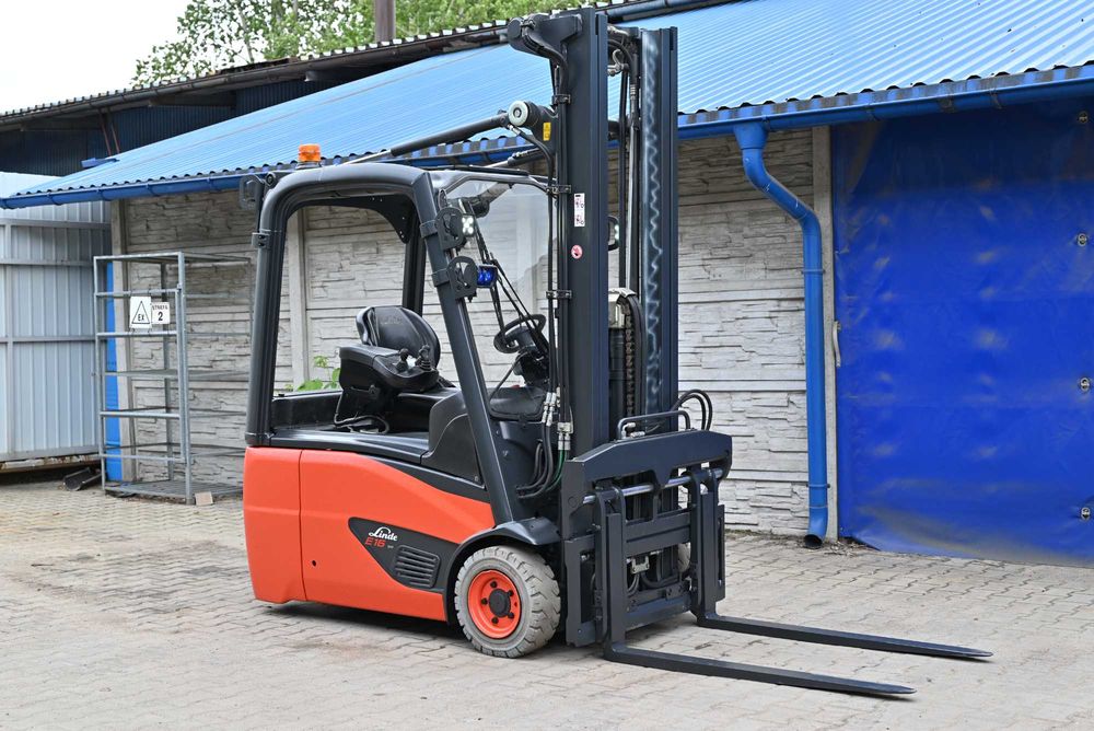 Wózek widłowy Linde E16-02 Triplex 547cm Bat 22rok Pozycjoner  FHP 497