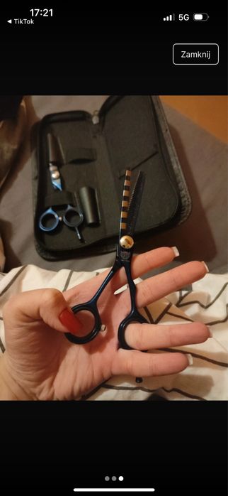 Nożyczki oraz degażówki profesjonalne do strzyżenia