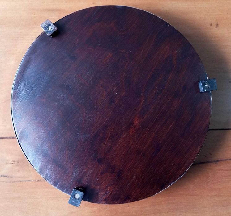 Antigo plateau Art Déco em prata Portuguesa