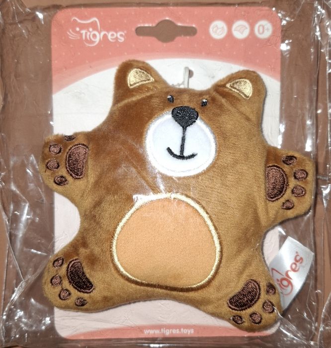 М'яка іграшка Tigres Кращий друг Ведмедик 14 см