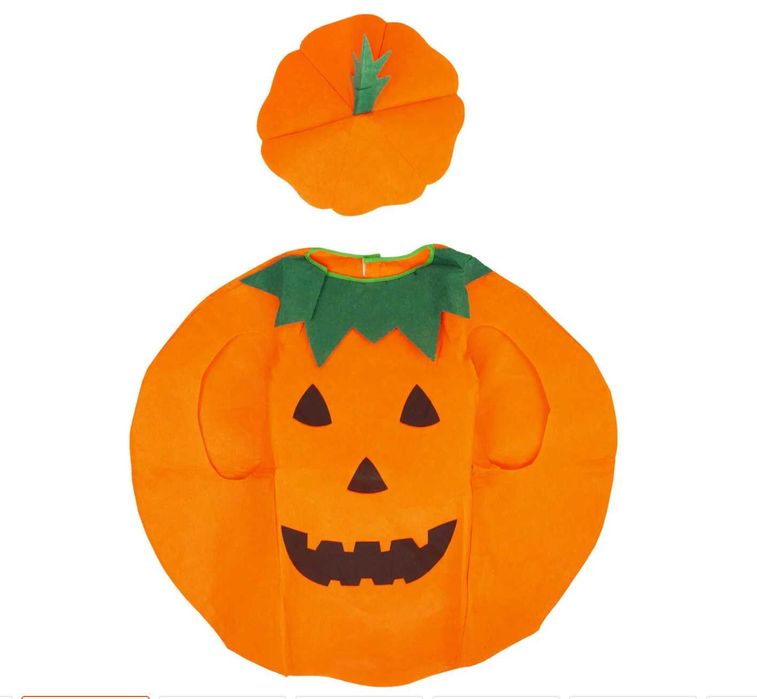 Kostium Dynia Strój Halloween Przebranie Dyni Z Filcu Czapeczka