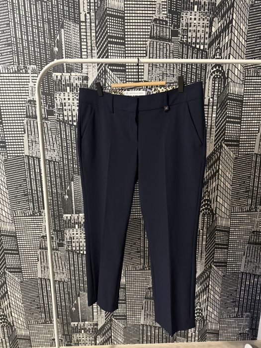 Брендові базові жіночі брюки Rafaello Rossi брюки сині Dora crop RR