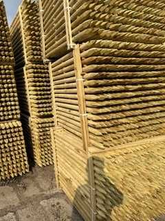 Palisada Toczona, Rollborder drewniany Producent