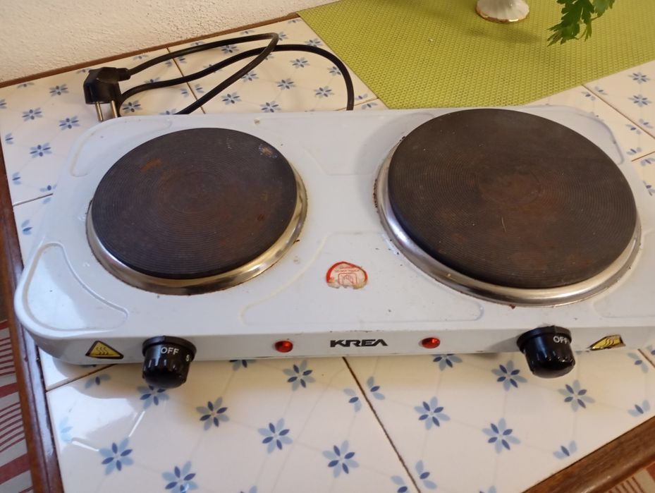 VENDIDA - Placa elétrica 2 bicos