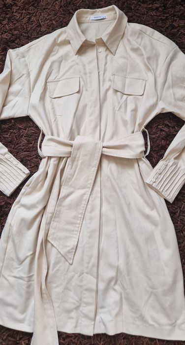 Beżowa Sukienka koszulowa Reserved L/XL