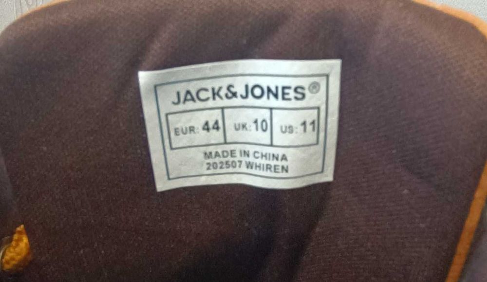 Ботинки новые мужские 44 Jack&Jones