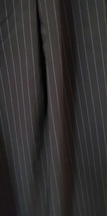 spodnie zara, brązowe w prążek