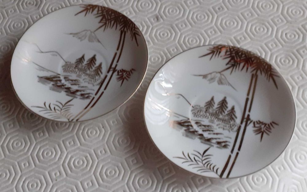 Conjunto de 2 pratos chineses
