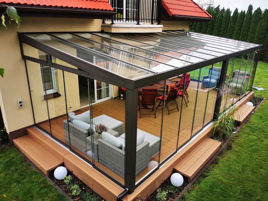 Zadaszenie Tarasu - Pergola - Ogród Letni VERASOL Aluminium 3m x 3.5m