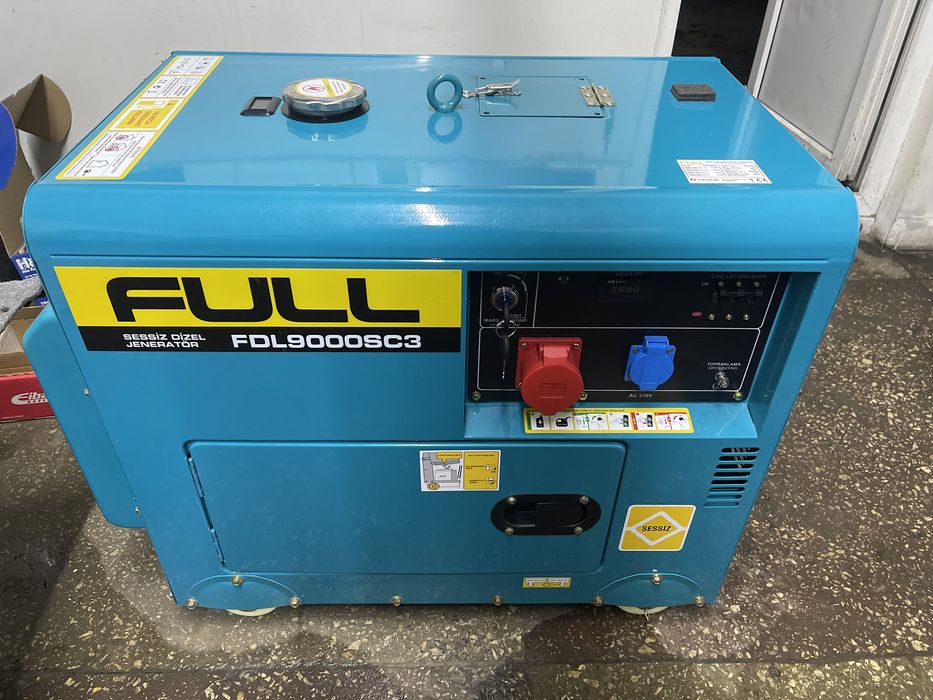 Дизельний трехфазний генератор FULL FDL 9000SC3 8.5квт