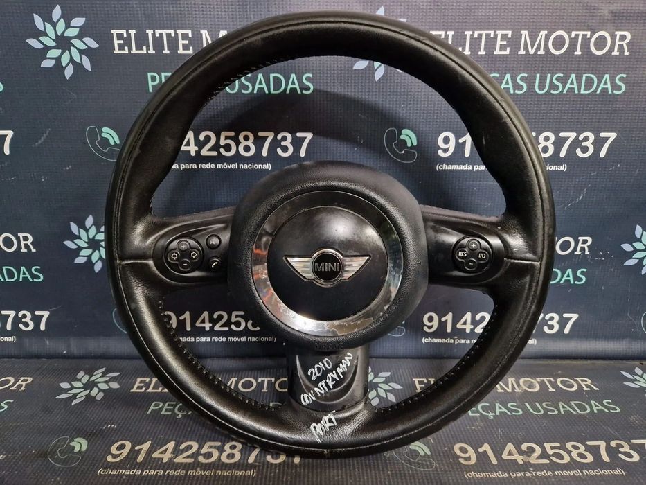 Volante usado pele com airbag MINI COOPER COUNTRYMAN R60 R56 R55 R57
