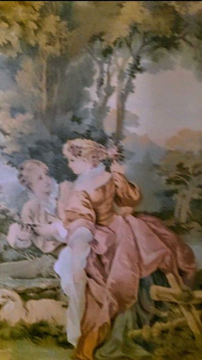 Tapeçaria antiga de parede