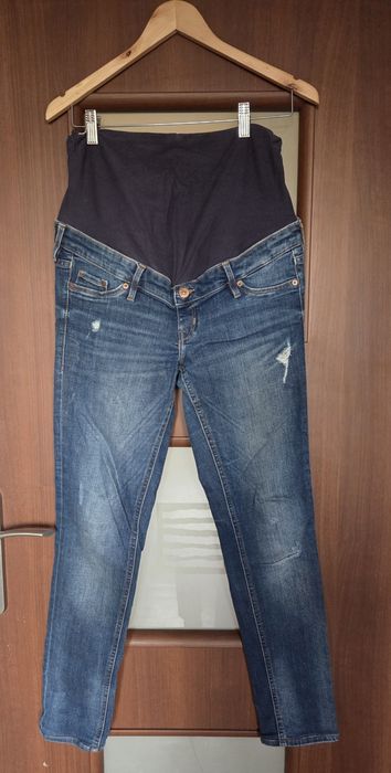 H&M spodnie, jeansy ciążowe