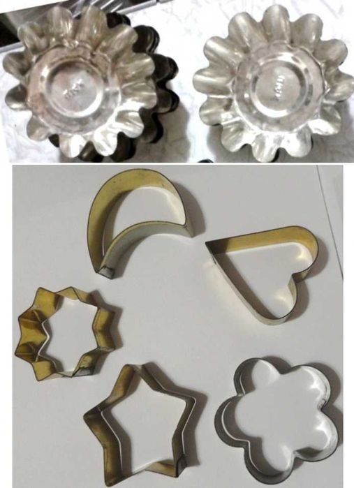 Набір форм для випічки кексів та печива (метал)