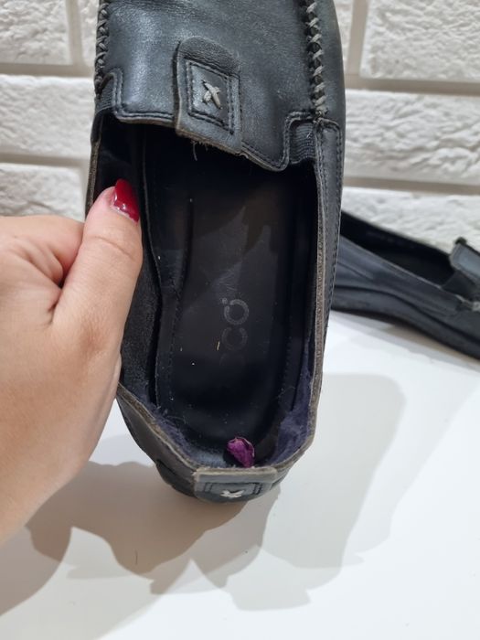 Mokasyny skórzane Ecco