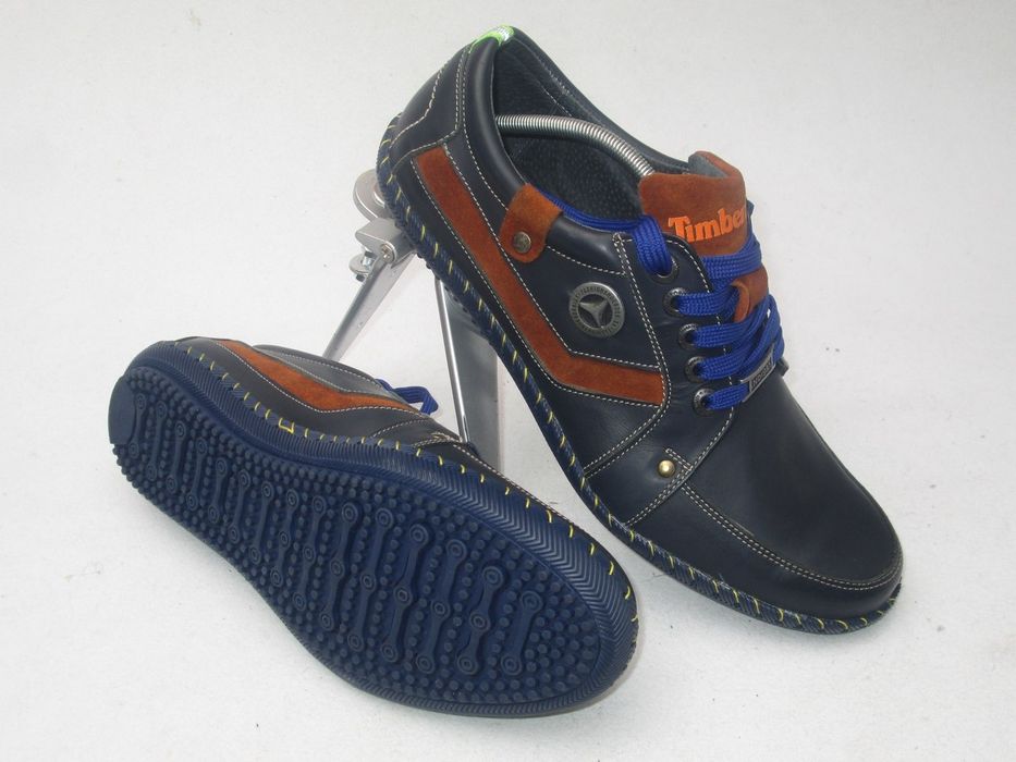 мокасины туфли спортивные мужские из натуральной кожи 40р