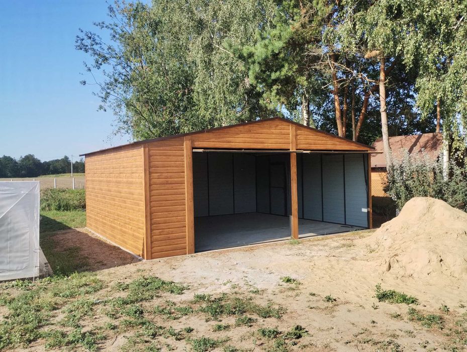 garaż 7x5 drewnopodobny, 7x6, 4x6, blaszaki, wiaty, hale