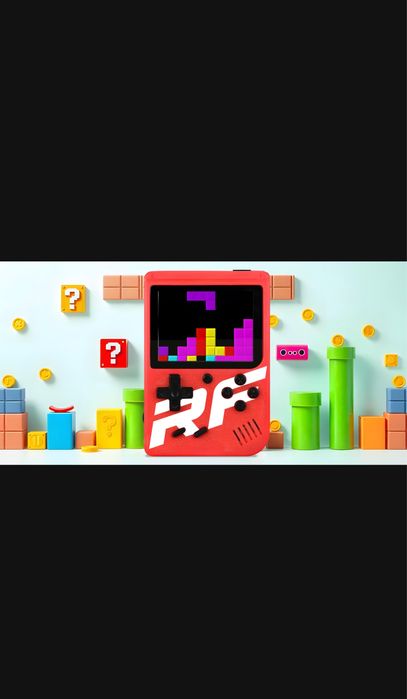 Mini konsola 3” do gier Retro przenośna 400 gier 8 I 16 Bit bitowych