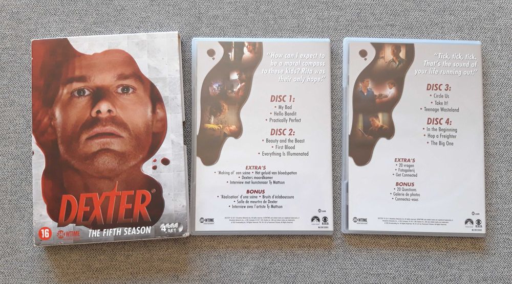 DVD "Dexter" série 5