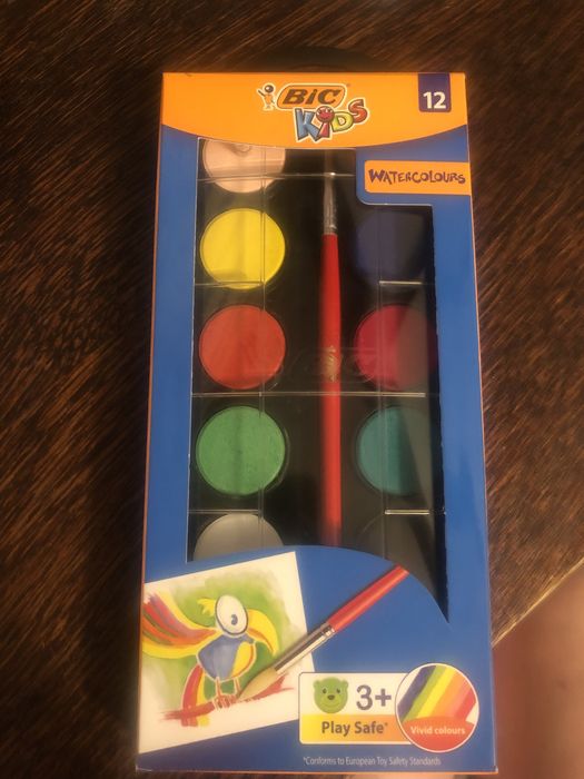 Farby BiC Kids watercolours
