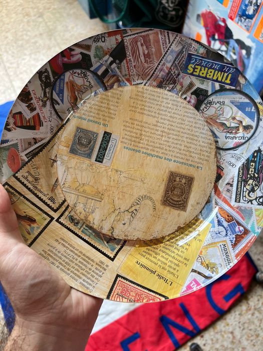 Pratos feito a mao arte