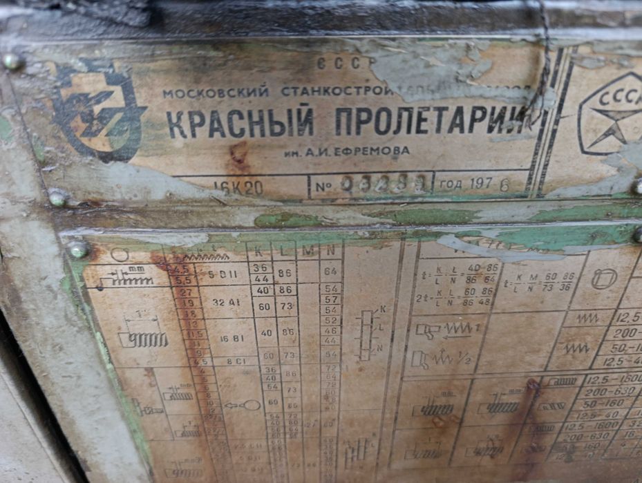 Токарний станок 16К20