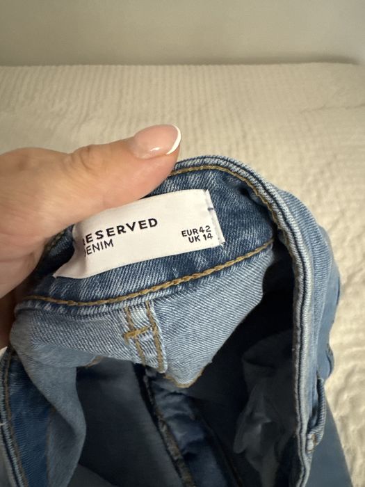 Jeansy damskie reserved 42