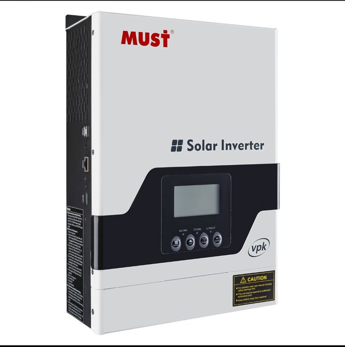 Гібридний інвертор Must PV18-1012VPK 1 кВт 12 В, 297.5х468х125, 5 кг