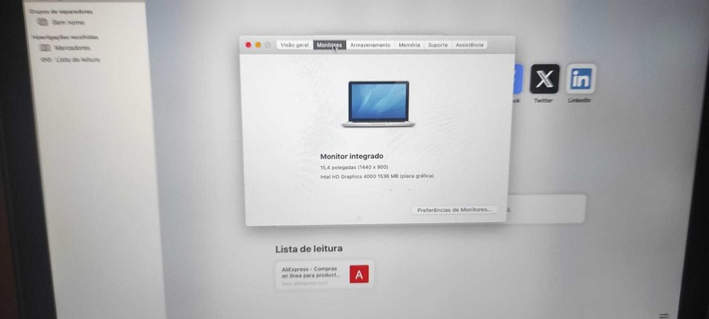 Macbook Pro 15" 2012 12gbRam Proc i7 2.3 4core + Adapt Kanex thun-usb