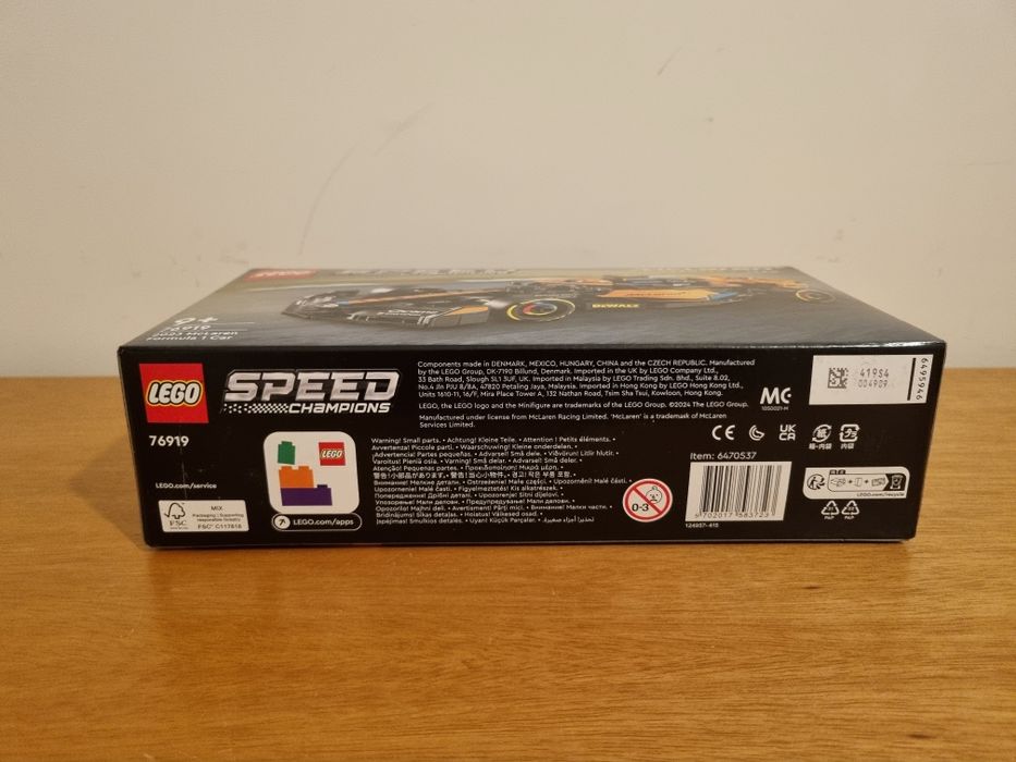 LEGO Speed Champions 76919 - McLaren Formula 1