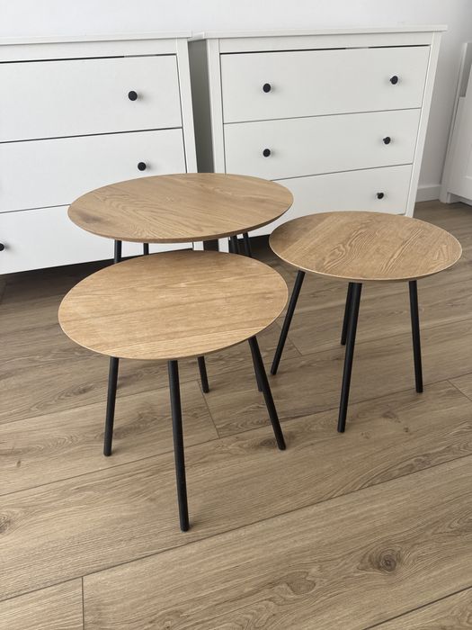 Stoliki komplet 3 sztuki