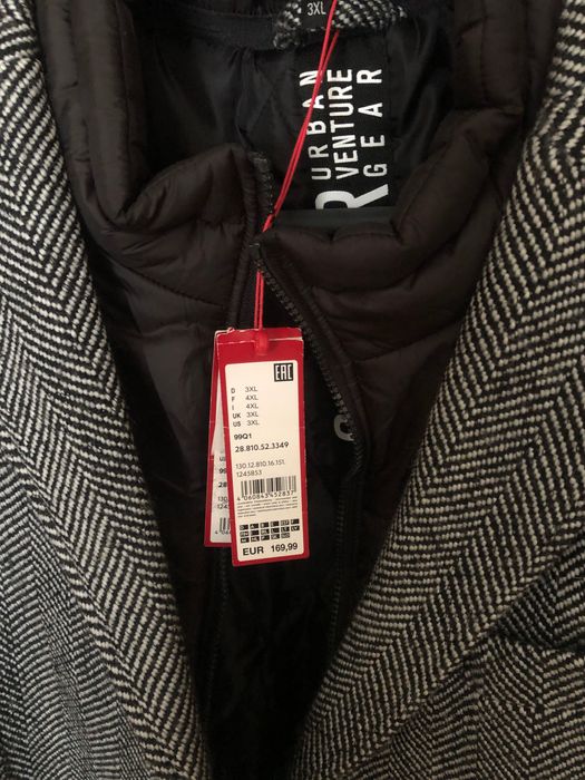 S Oliver пальто шерстяное президентское 3XL полная цена 188 евро