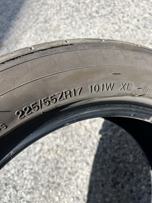 225/55/17 2 pneus