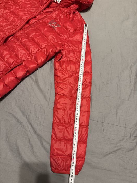 Оригинальный мужской легкий пуховик куртка Emporio Armani EA7