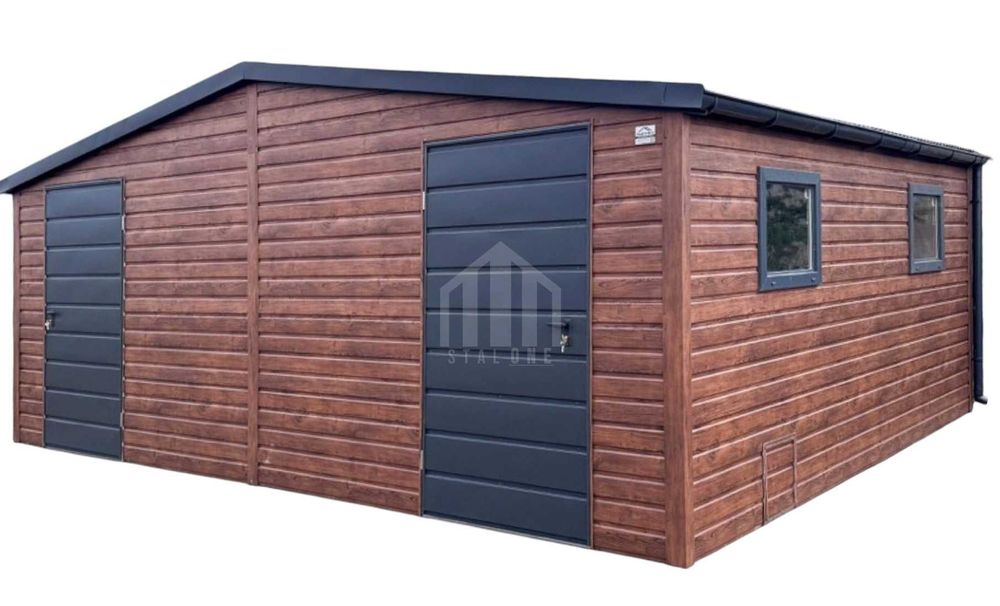 Schowek - domek ogrodowy 6x4m - drzwi - okno - drewnopodobny SO100