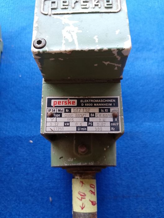 Високо обертовий шпиндельний двигун  PERSKE DVMS 603/2