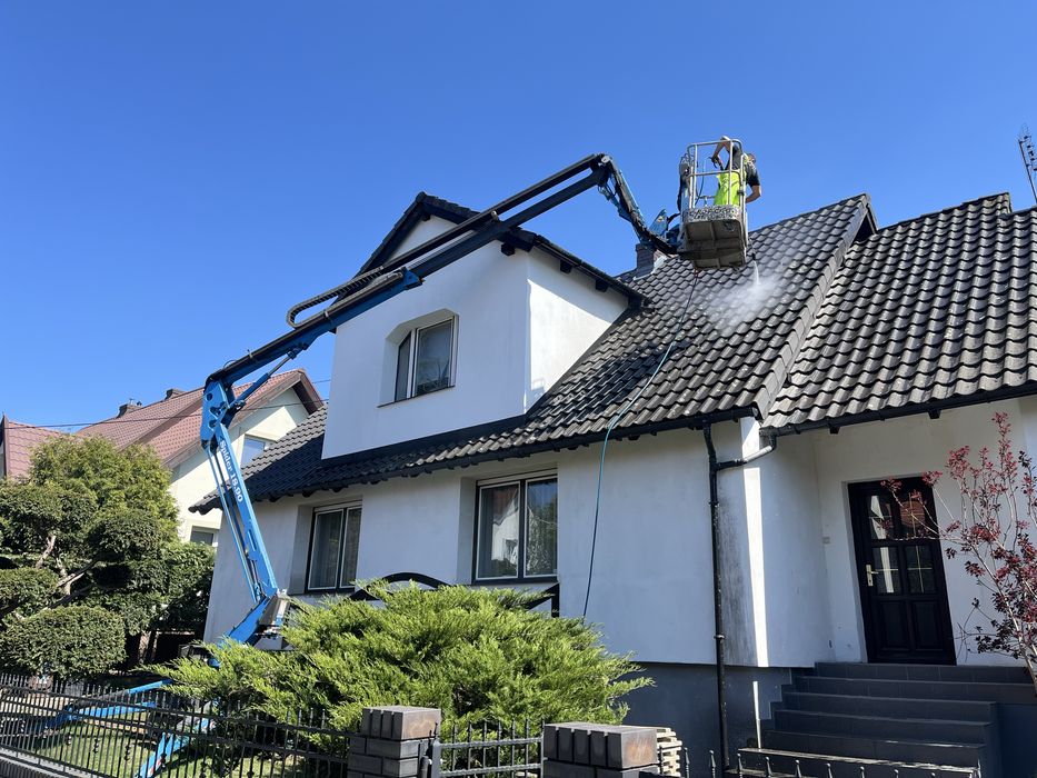 Mycie dachów i elewacji