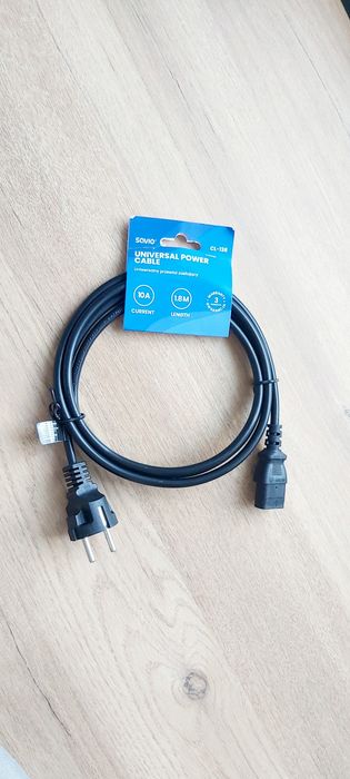 Kabel uniwersalny do komputera, monitora, drukarki