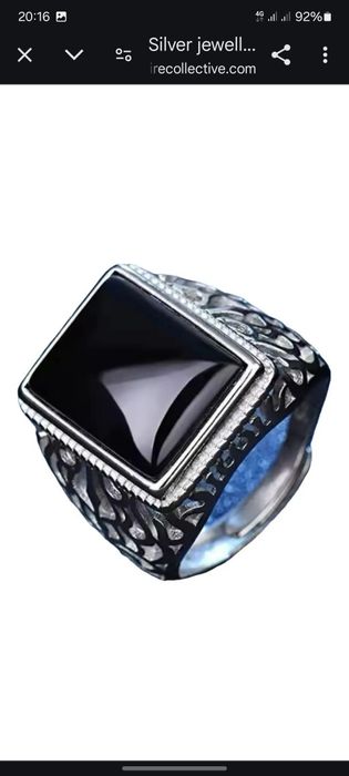 Перстни мужские с красивыми вставками.