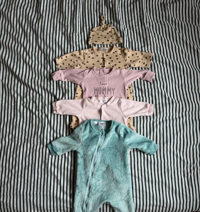 Pajacyki ubranka niemowlęce 56