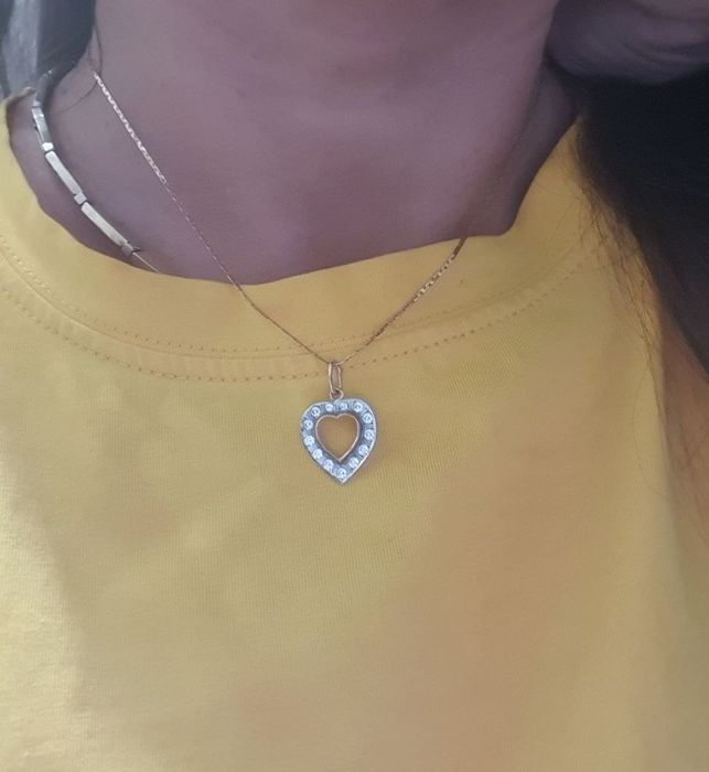 Золотая цепочка с кулончиком