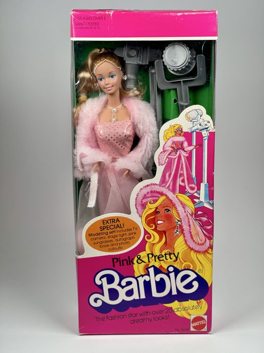 その他 Vintage Barbie PINK & PRETTY BARBIE Mattel 1981 Extra Special Version NRFB: 18