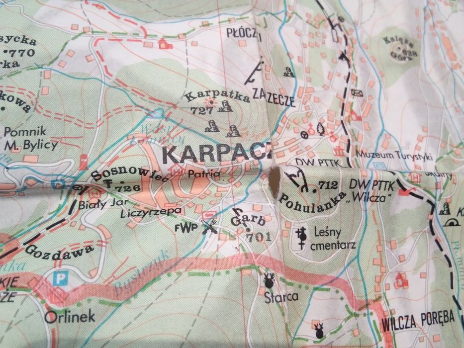 Mapa Karkonowski Park Narodowy