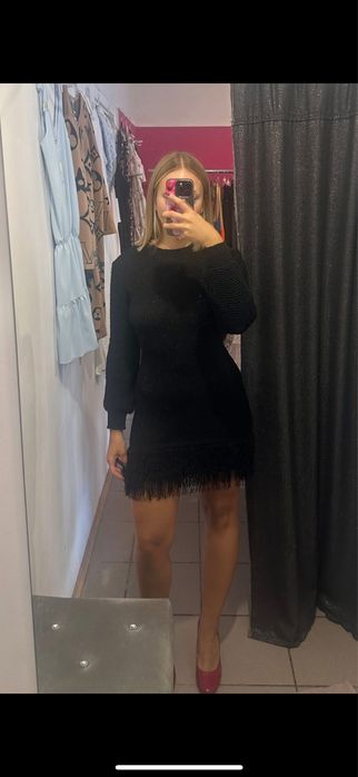 Sukienka klasyczna s/m Święta Sylwester