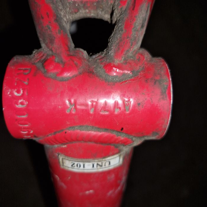 Rama rowerowa GT z amortyzatorem i kierownicą