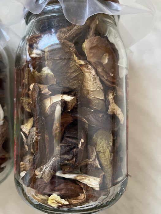 Grzyby suszone - jeden zostal