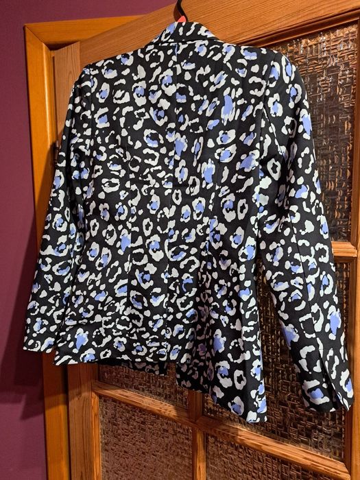 Żakiet czarno-biało-granatowy 36 38