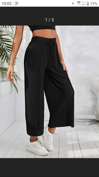 Amisu r42 XL aksamitne spodnie