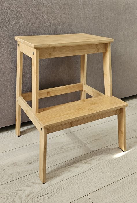 Taboret ze schodkiem TENHULT, bambus, 43x40x50 cm, IKEA